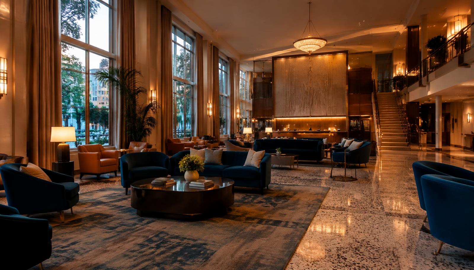 Illustrative hospitality and adaptive reuse concept